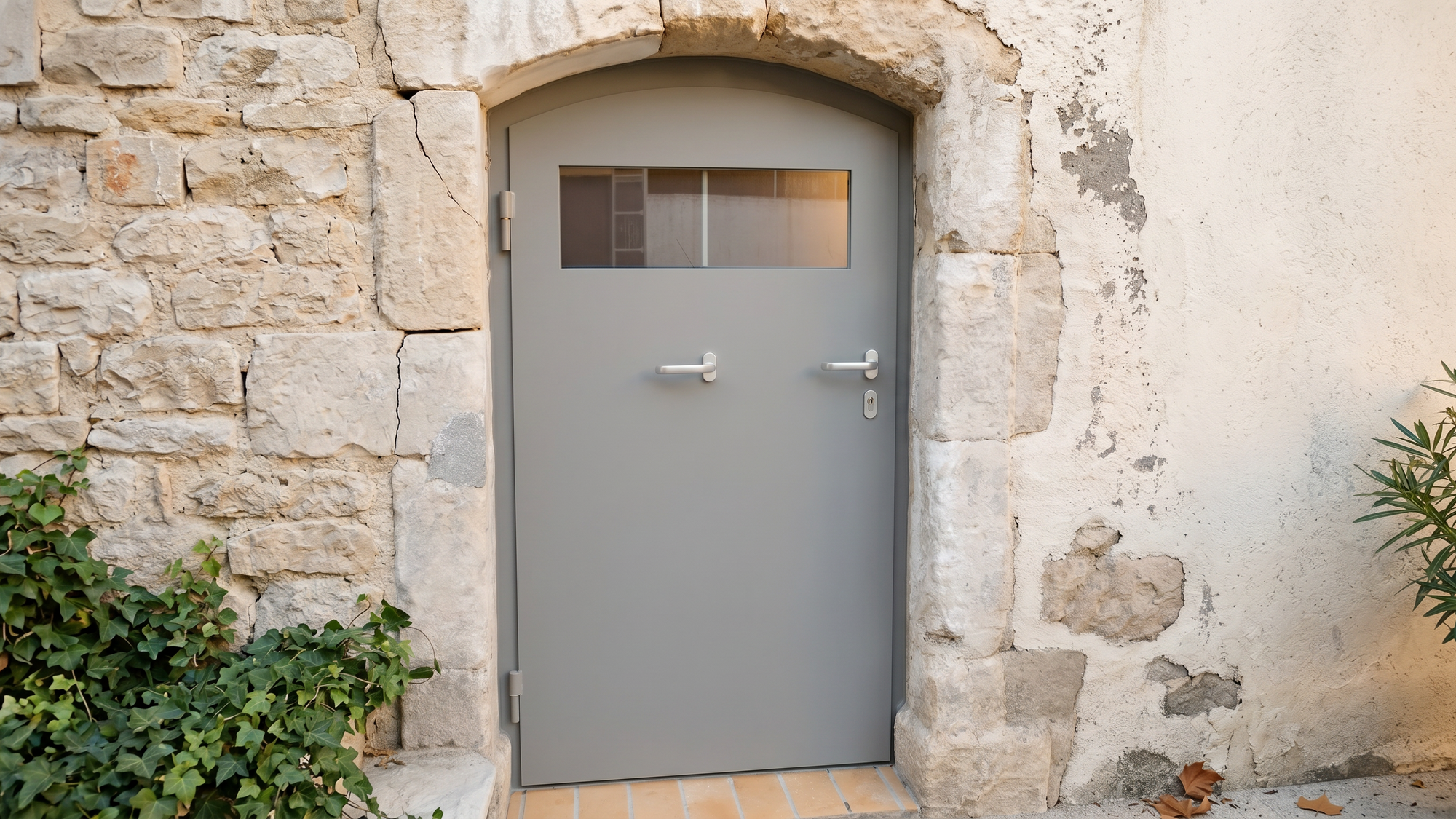 AquaLOCK® Door for flood protection of a basement entrance