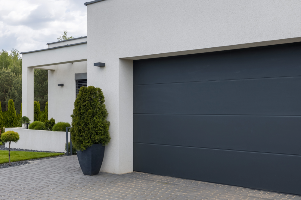Sectional doors for private households
