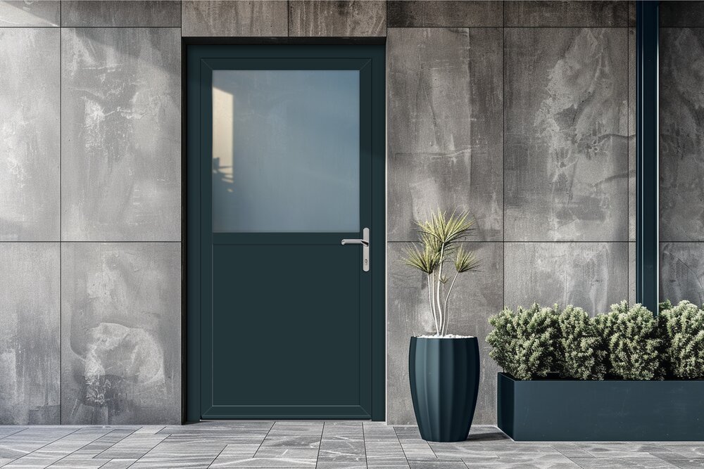 Aluminum side entrance doors