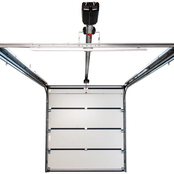 Sektionaltor Innenansicht mit Torantrieb