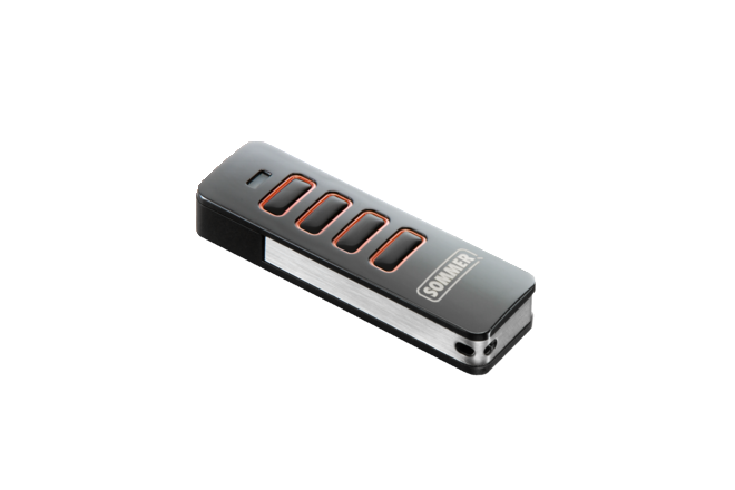 Open the front door via remote control