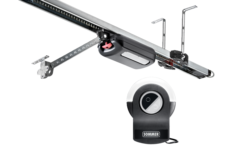 Garage door operator SOMMER pro+ with separate control unit
