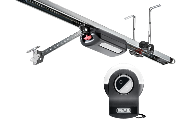Garage door operator SOMMER pro+ with separate control unit