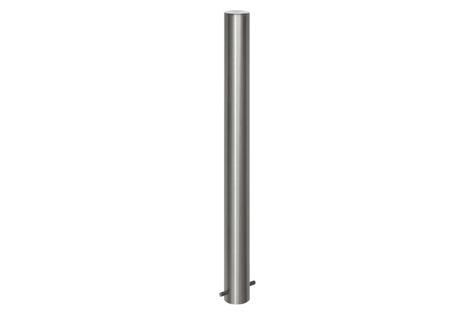 Stainless steel barrier post