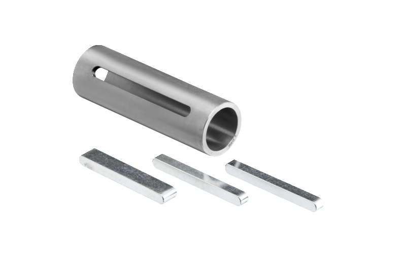 Adattatore Albero Motore 5/8” A 3/4” – Manicotto Riduttore In Acciaio Con Chiavetta 3/16” – Per Pulegge E Motori