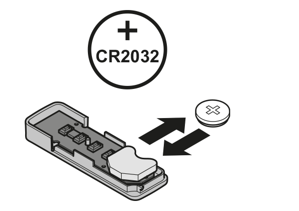 Step 3 - Changing the Pearl hand-held transmitter battery