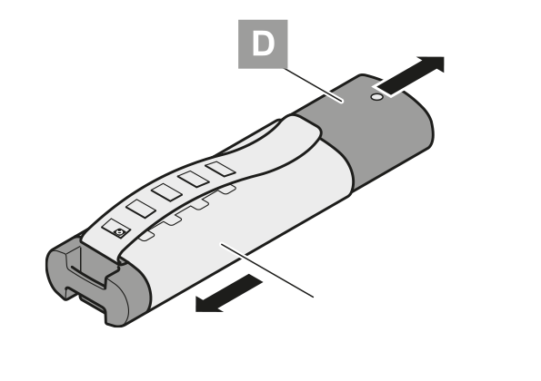 Step 1 - Changing the Classic hand-held transmitter battery