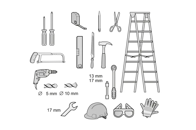 Tools for retrofitting a garage door opener