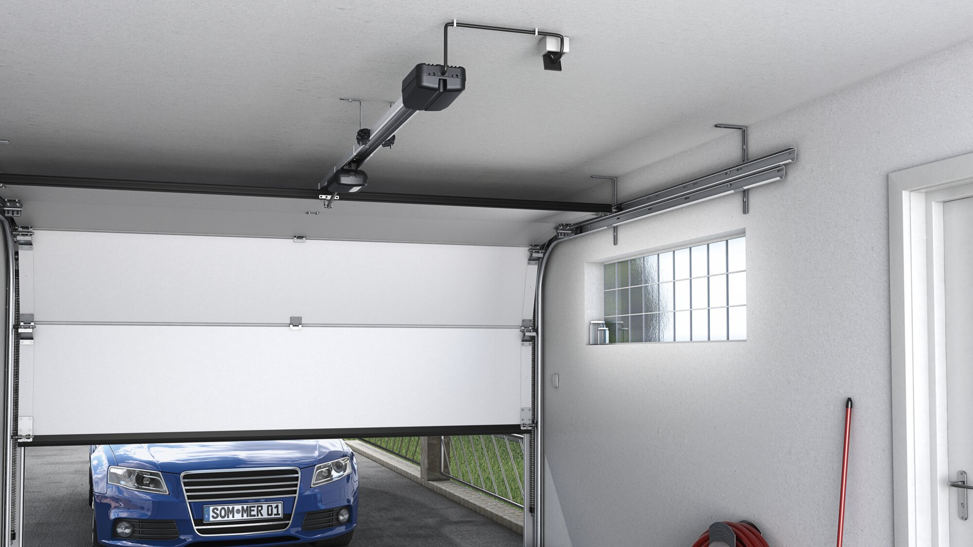 SOMMER Garagentorantrieb öffnen Sektionaltor