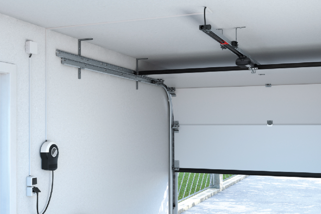 Garagentorantrieb hinten