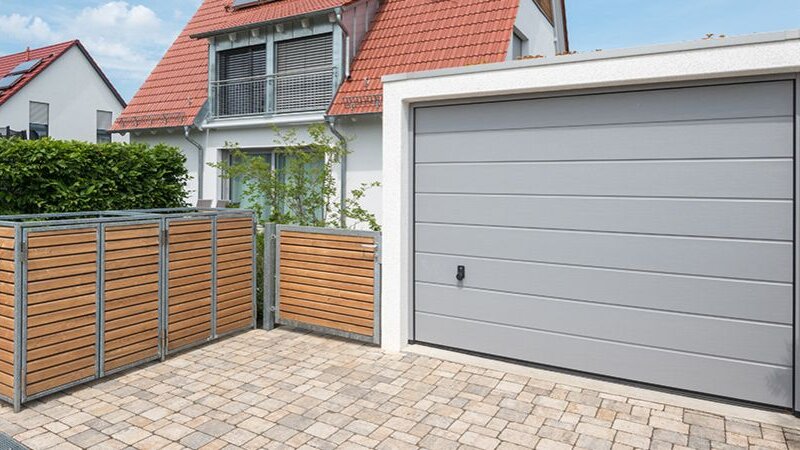 Clean garage door